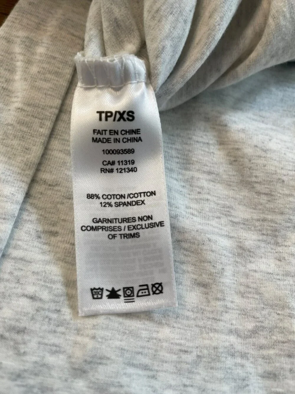 Garage Soft Cotton Fold-Over Flare Pants Spring Grey Mix Wmn's Sz XS MSRP$55 NWT - Picture 7 of 7